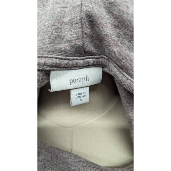 Pure Jill‎ Cowlneck Heathered Seam Long Sleeve Pullover Sweater Small - Picture 7 of 10